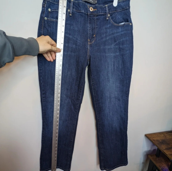 Levi's Women Blue Denim Jeans W30 L 30 Straight Leg - Picture 7 of 8